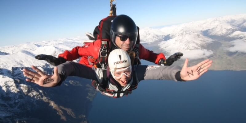 Avondale Highschool Nieuw-Zeeland 5 skydive