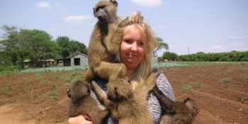 Zuid-Afrika Monkey Rehabilitation project Sien Jansen