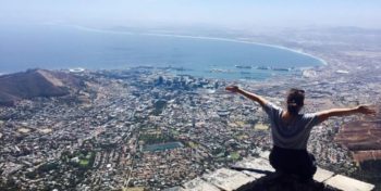 Zuid-Afrika vrijwilligerswerk kaapstad DIY view from Table Mountain