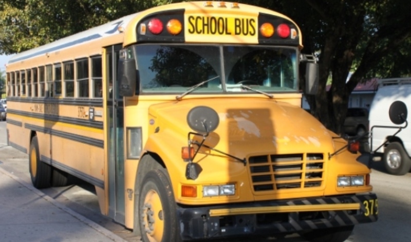 High School Amerika schoolbus