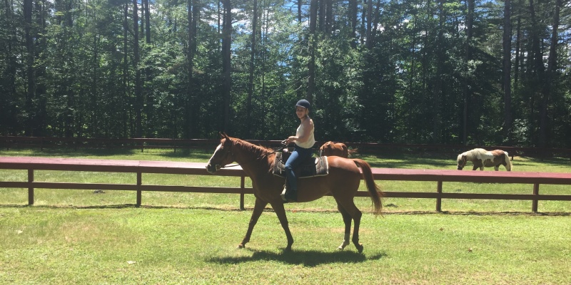 Summercamp USA Chantal 2017 paardrijden