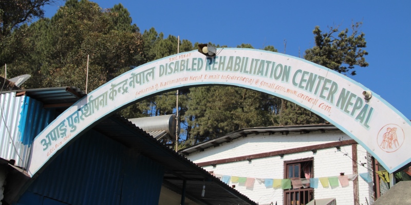 Vrijwilligerswerk Nepal Annick bezoekt disabled rehab project