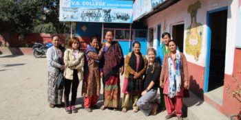 Vrijwilligerswerk Nepal Annick bezoekt women empowerment project