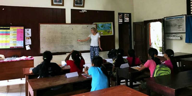 Bali Anouk lesgeven