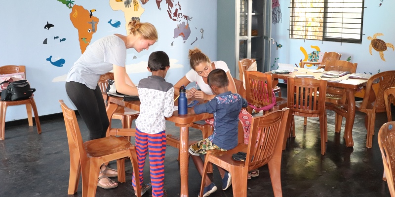 Sri Lanka Reizen en vrijwilligerswerk lesgeven in Galle school