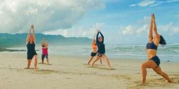 Costa Rica Break beach yoga