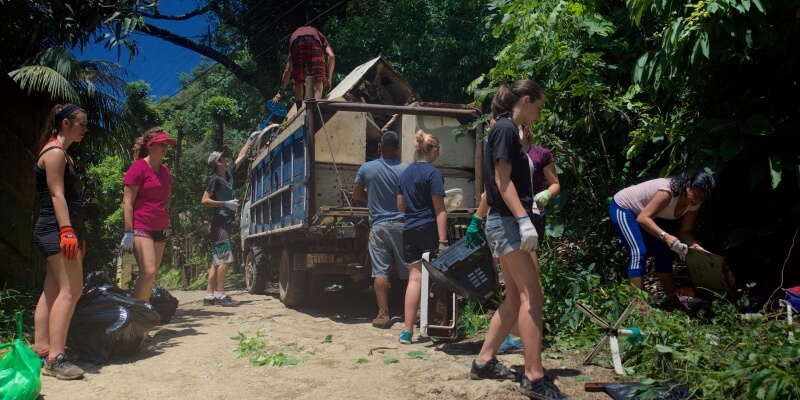 Costa Rica Break waste management