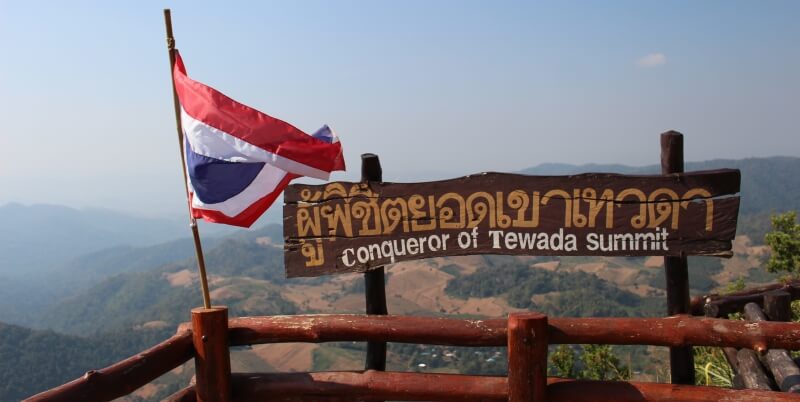 Isa in Thailand vlag thailand