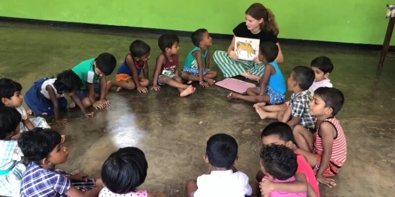 10 weken Sri Lanka leesklasje